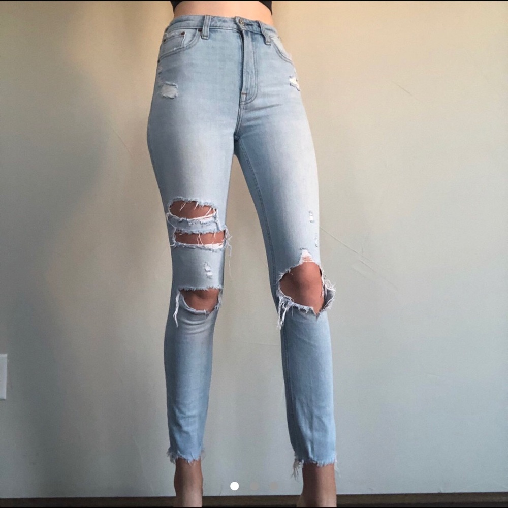 Abercrombie Simone ripped jeans